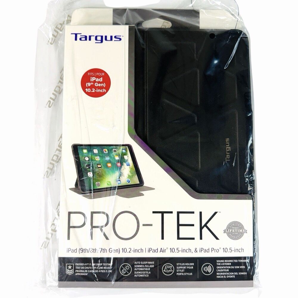 Targus Pro-Tek Life Case iPad 10.2" (9th/8th/7th Gen) Air 10.5" Pro 10.5" Black
